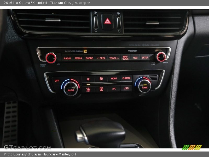 Titanium Gray / Aubergine 2016 Kia Optima SX Limited