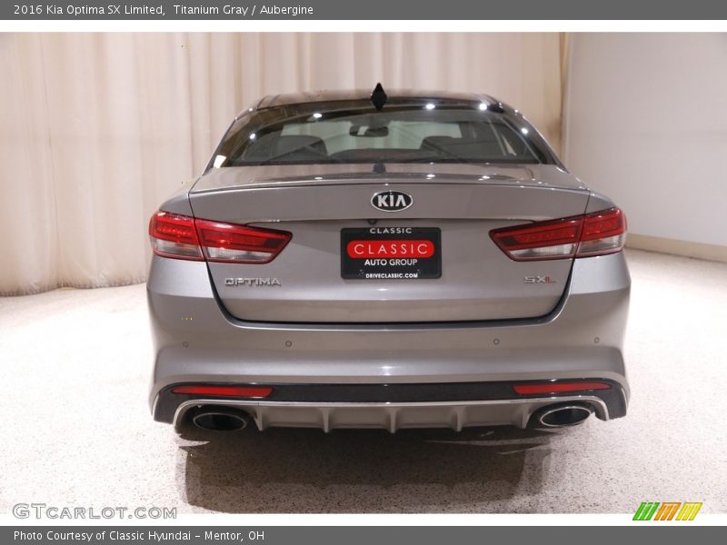 Titanium Gray / Aubergine 2016 Kia Optima SX Limited