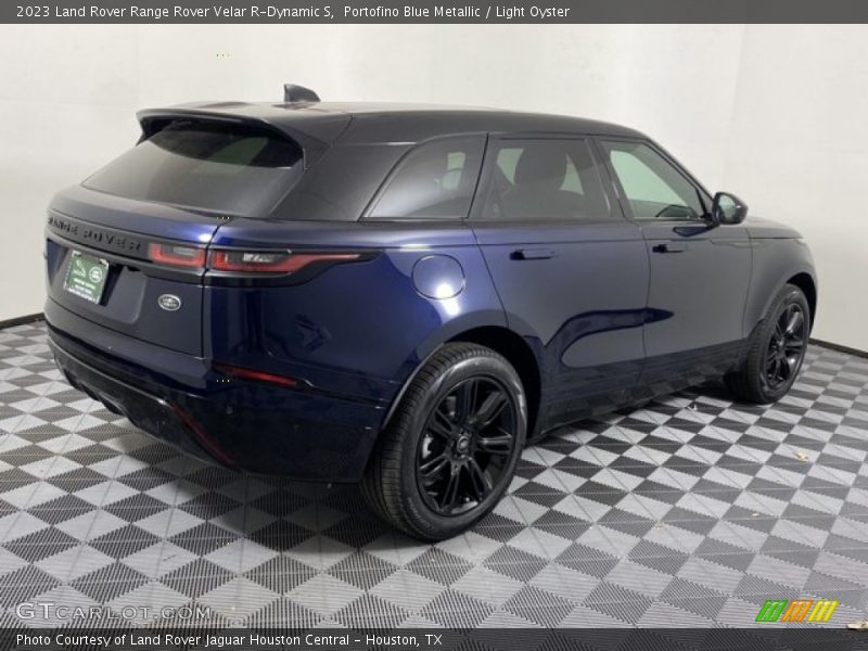 Portofino Blue Metallic / Light Oyster 2023 Land Rover Range Rover Velar R-Dynamic S