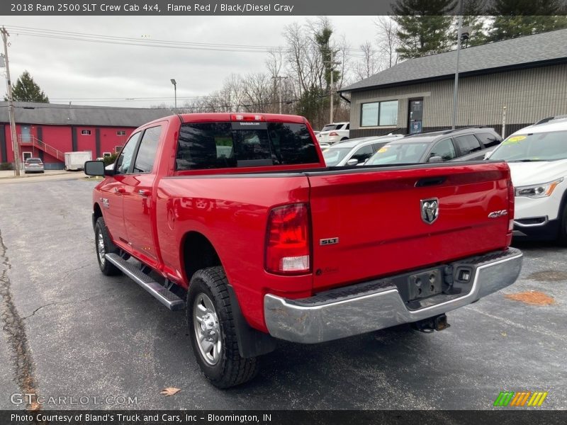 Flame Red / Black/Diesel Gray 2018 Ram 2500 SLT Crew Cab 4x4