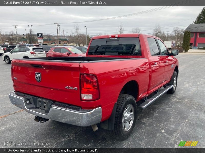 Flame Red / Black/Diesel Gray 2018 Ram 2500 SLT Crew Cab 4x4