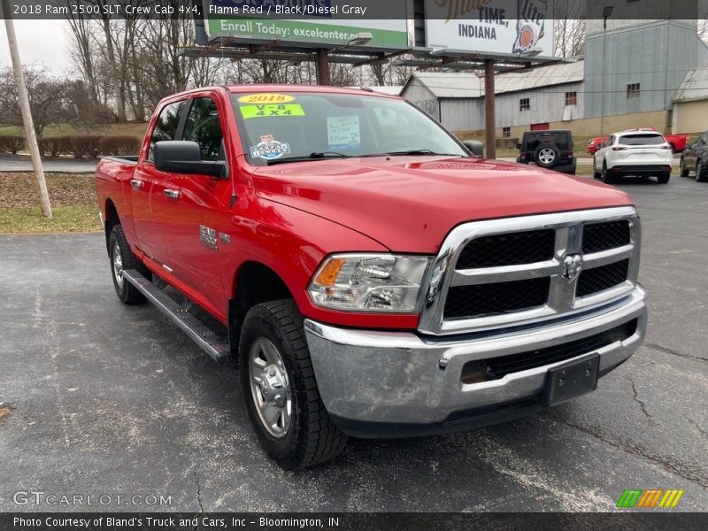 Flame Red / Black/Diesel Gray 2018 Ram 2500 SLT Crew Cab 4x4
