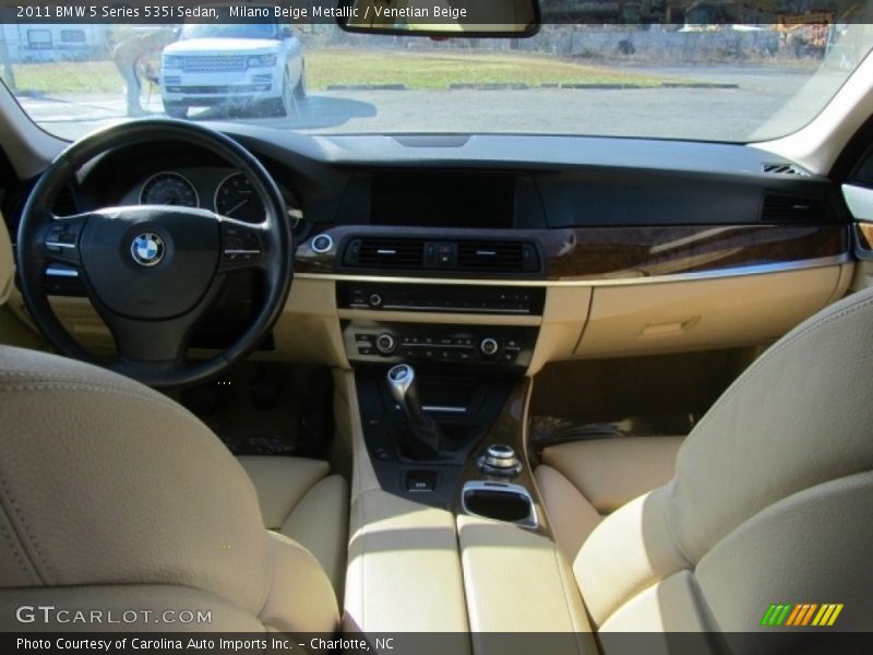 Milano Beige Metallic / Venetian Beige 2011 BMW 5 Series 535i Sedan