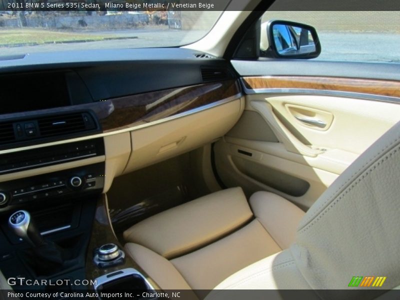 Milano Beige Metallic / Venetian Beige 2011 BMW 5 Series 535i Sedan