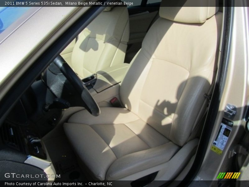 Milano Beige Metallic / Venetian Beige 2011 BMW 5 Series 535i Sedan