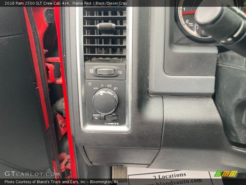 Controls of 2018 2500 SLT Crew Cab 4x4