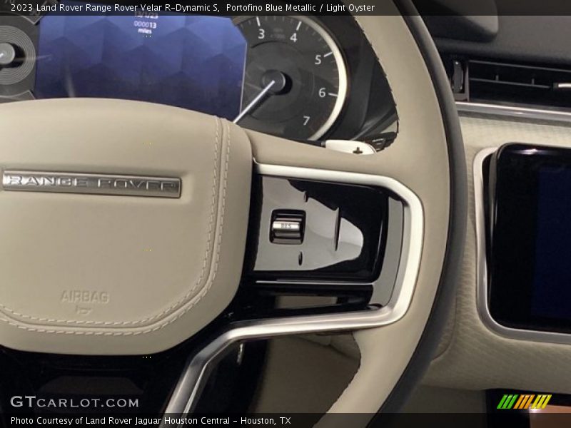Portofino Blue Metallic / Light Oyster 2023 Land Rover Range Rover Velar R-Dynamic S