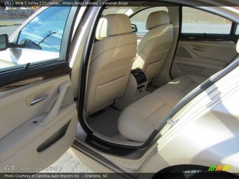 Milano Beige Metallic / Venetian Beige 2011 BMW 5 Series 535i Sedan