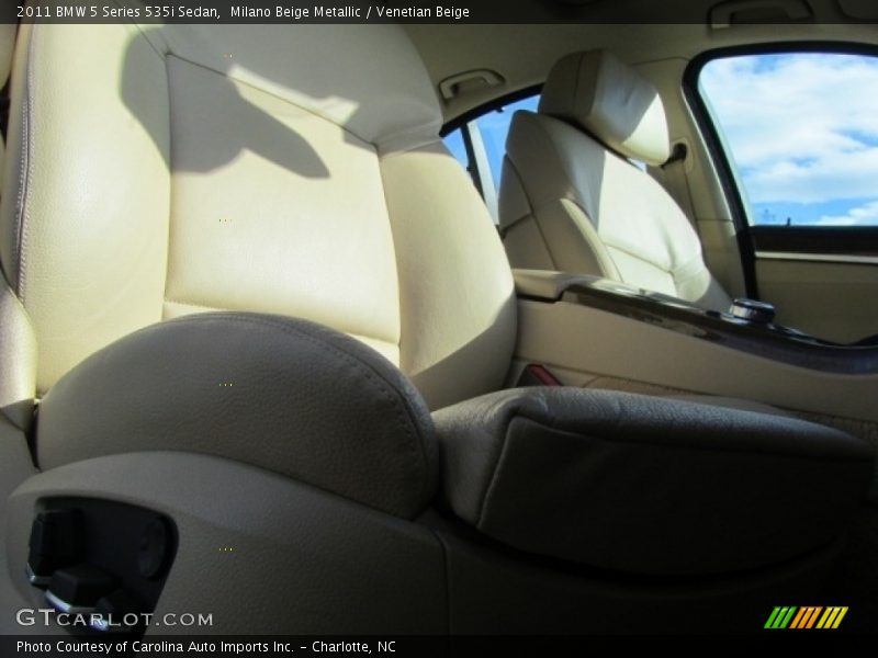 Milano Beige Metallic / Venetian Beige 2011 BMW 5 Series 535i Sedan