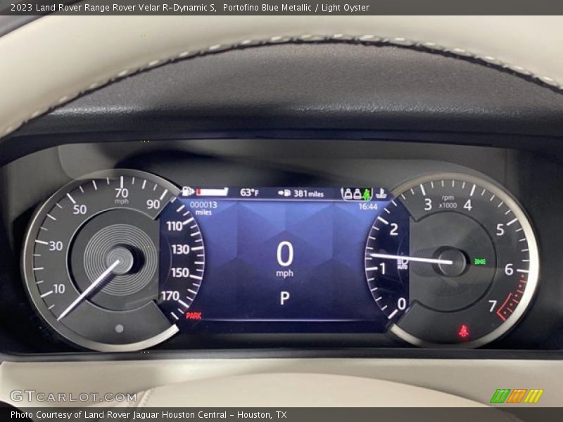 Portofino Blue Metallic / Light Oyster 2023 Land Rover Range Rover Velar R-Dynamic S