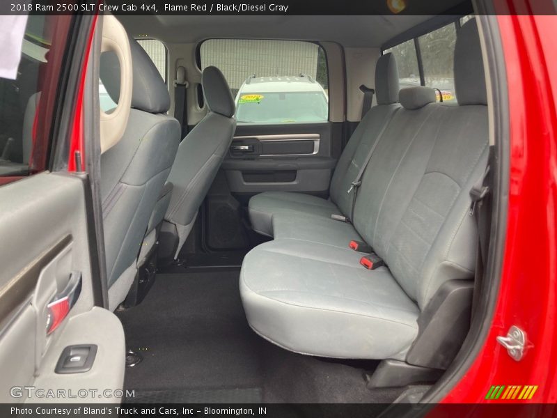 Rear Seat of 2018 2500 SLT Crew Cab 4x4