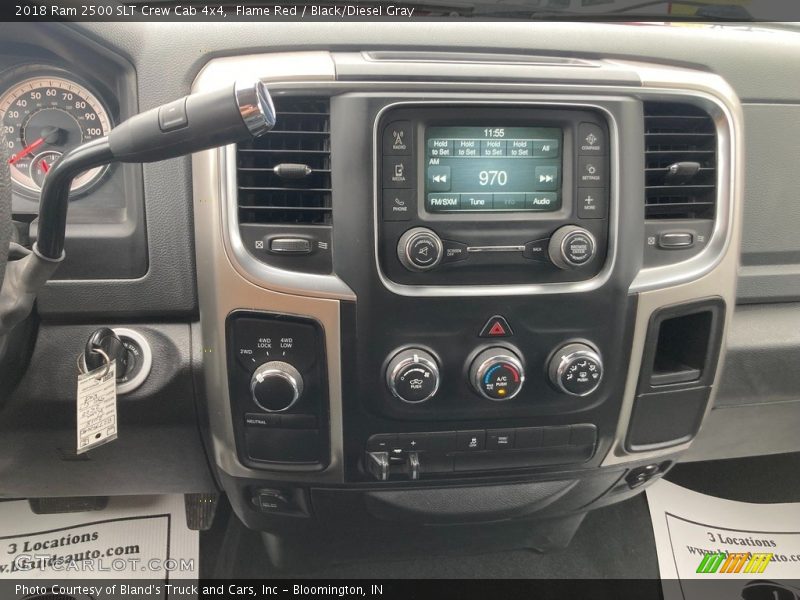 Controls of 2018 2500 SLT Crew Cab 4x4