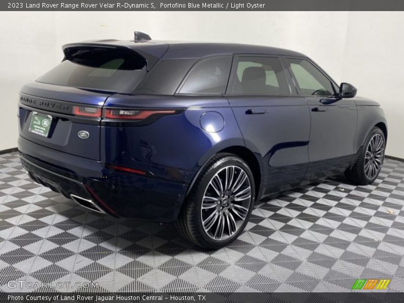 Portofino Blue Metallic / Light Oyster 2023 Land Rover Range Rover Velar R-Dynamic S