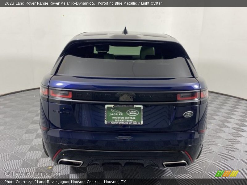 Portofino Blue Metallic / Light Oyster 2023 Land Rover Range Rover Velar R-Dynamic S