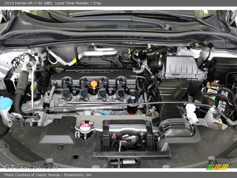 Lunar Silver Metallic / Gray 2019 Honda HR-V EX AWD