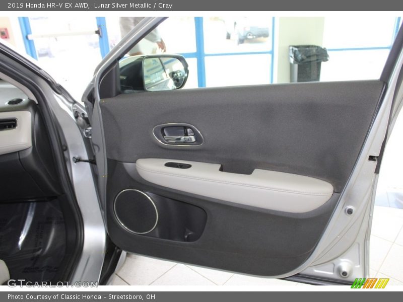 Lunar Silver Metallic / Gray 2019 Honda HR-V EX AWD
