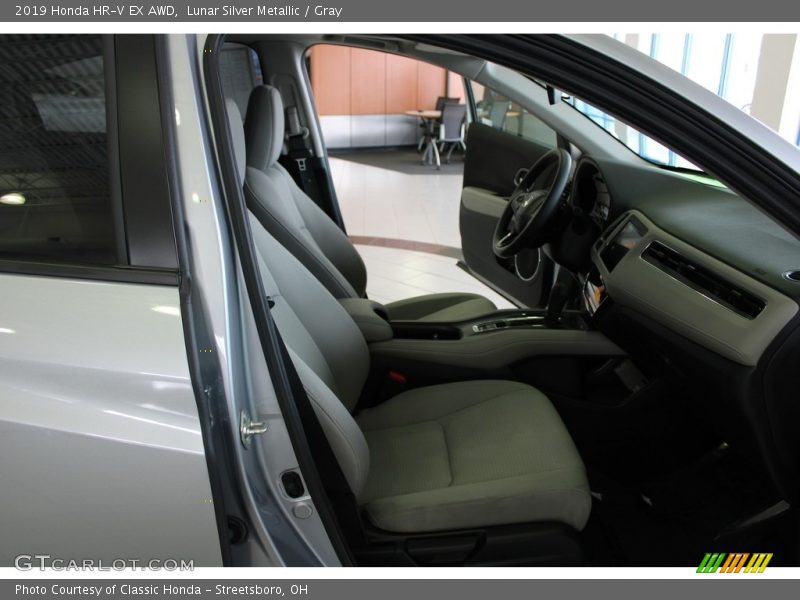 Lunar Silver Metallic / Gray 2019 Honda HR-V EX AWD