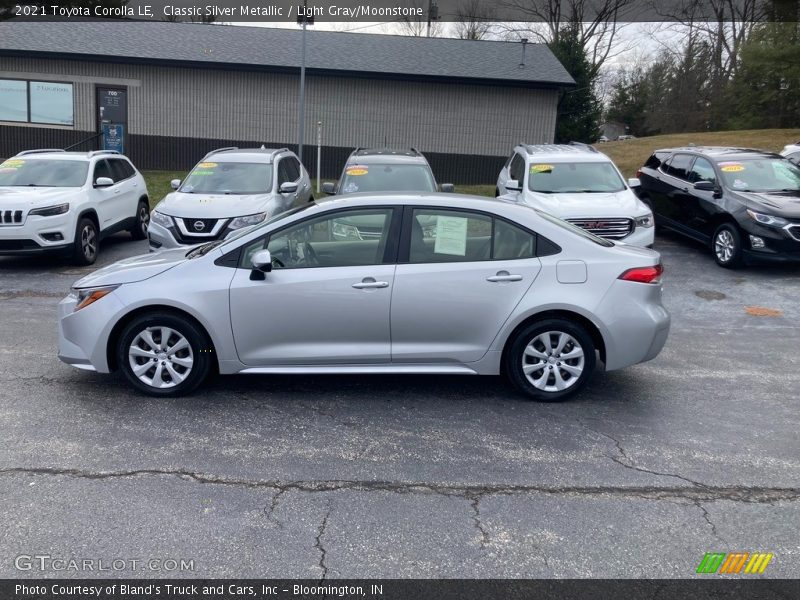  2021 Corolla LE Classic Silver Metallic