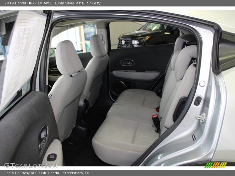 Lunar Silver Metallic / Gray 2019 Honda HR-V EX AWD