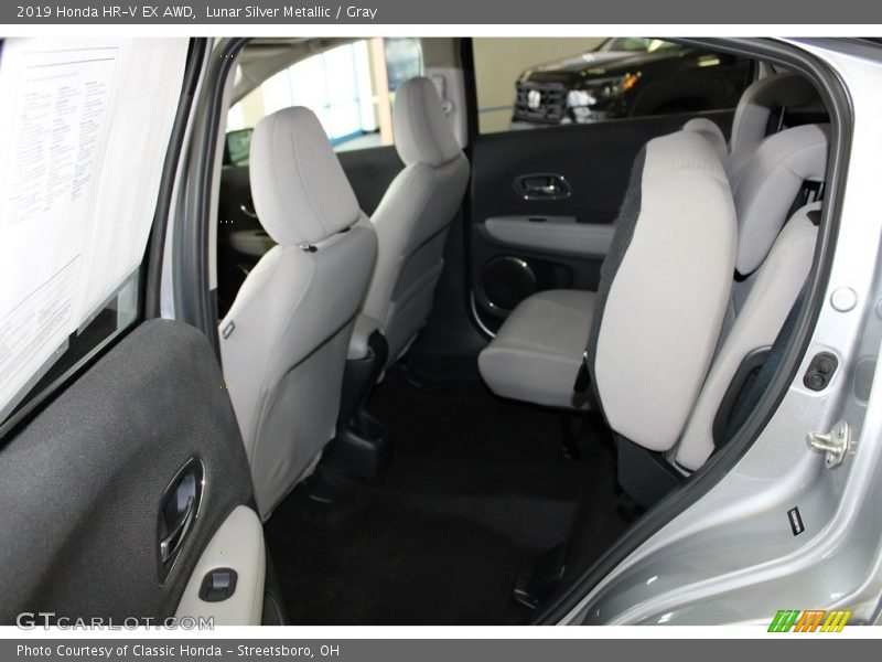 Lunar Silver Metallic / Gray 2019 Honda HR-V EX AWD