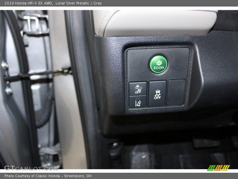 Lunar Silver Metallic / Gray 2019 Honda HR-V EX AWD