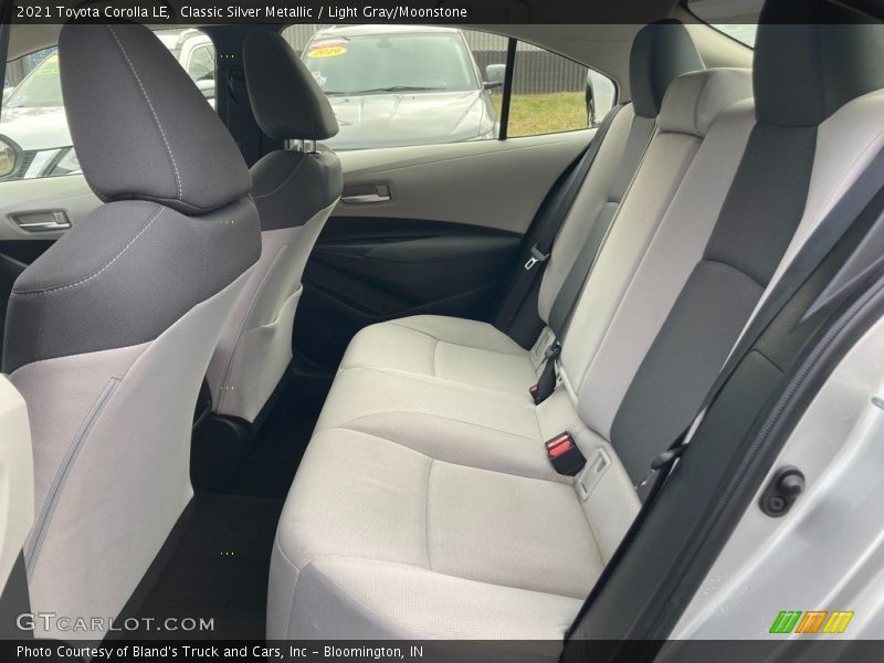 Rear Seat of 2021 Corolla LE