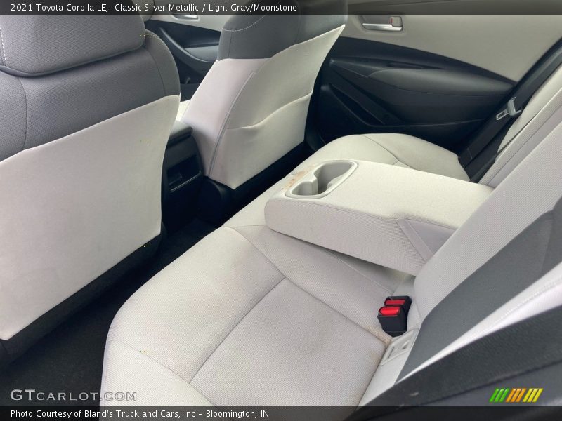 Rear Seat of 2021 Corolla LE