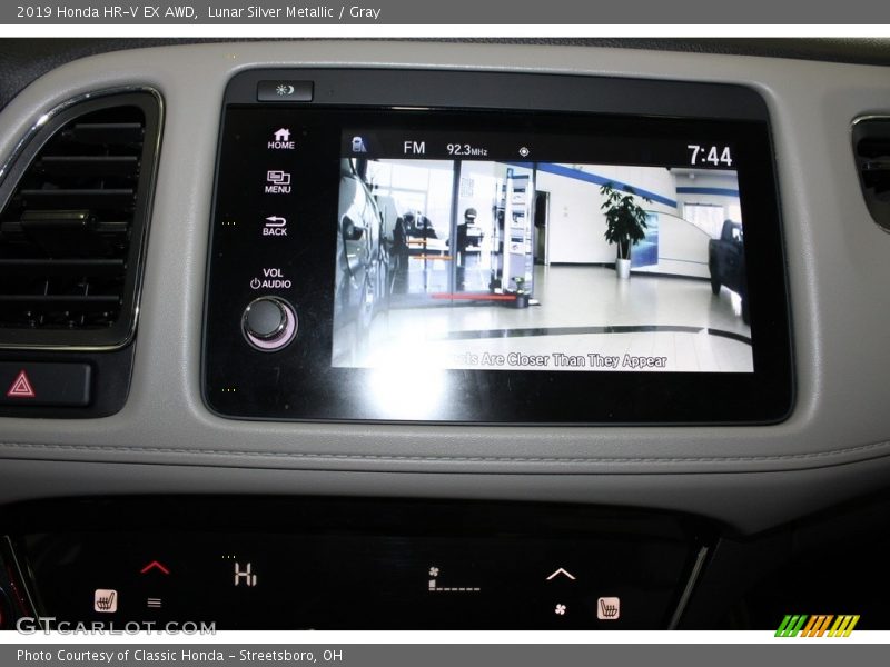 Lunar Silver Metallic / Gray 2019 Honda HR-V EX AWD