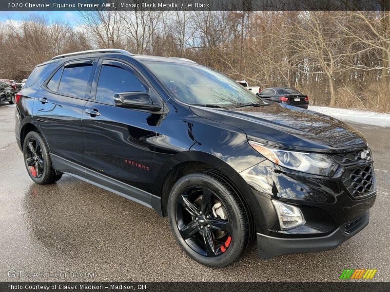 Mosaic Black Metallic / Jet Black 2020 Chevrolet Equinox Premier AWD