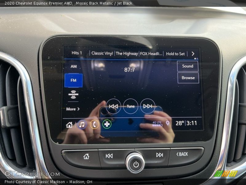 Mosaic Black Metallic / Jet Black 2020 Chevrolet Equinox Premier AWD