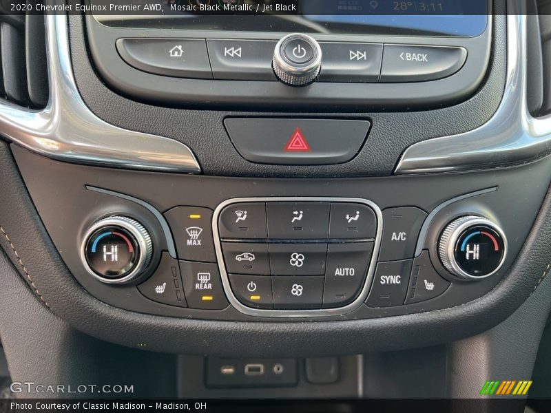 Mosaic Black Metallic / Jet Black 2020 Chevrolet Equinox Premier AWD