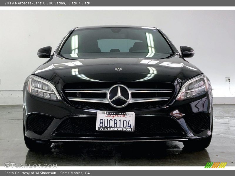 Black / Black 2019 Mercedes-Benz C 300 Sedan