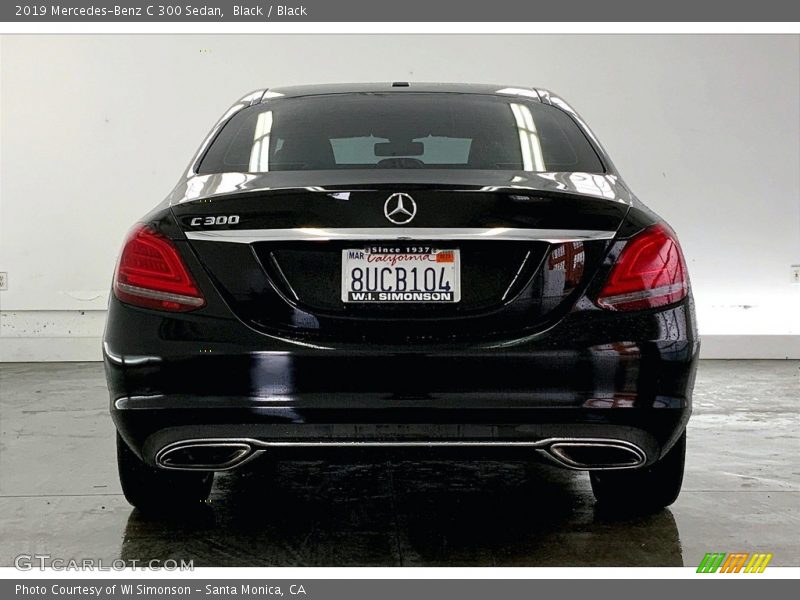 Black / Black 2019 Mercedes-Benz C 300 Sedan