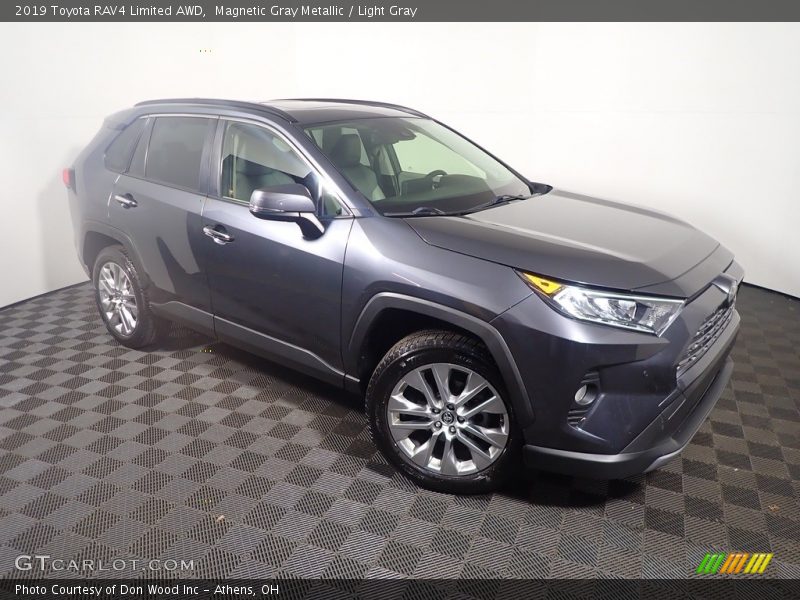 Magnetic Gray Metallic / Light Gray 2019 Toyota RAV4 Limited AWD