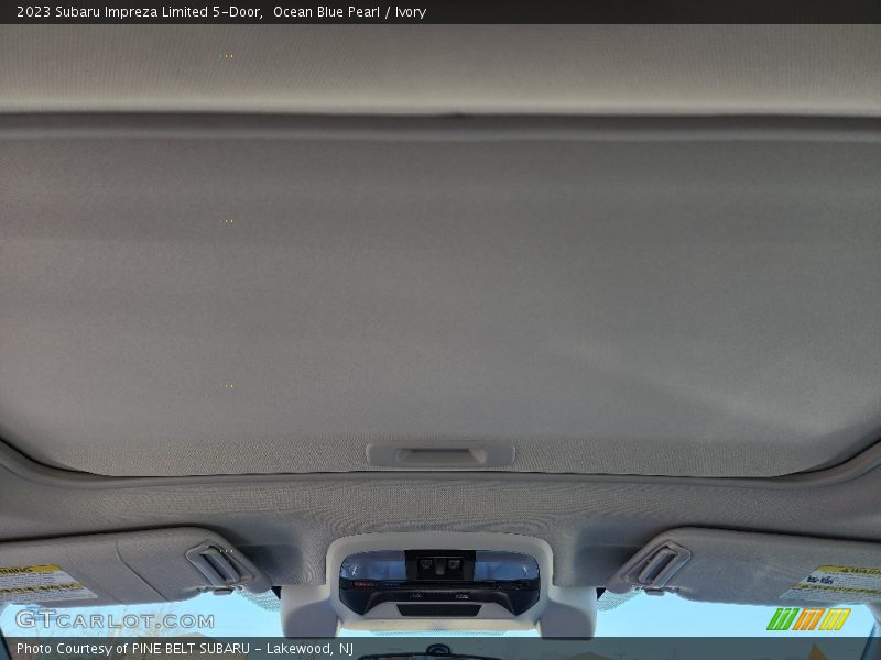 Ocean Blue Pearl / Ivory 2023 Subaru Impreza Limited 5-Door