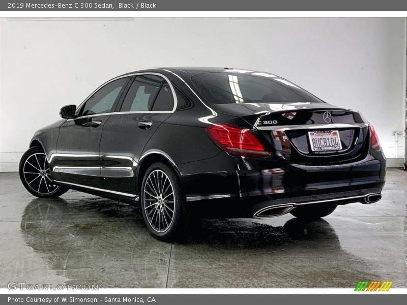 Black / Black 2019 Mercedes-Benz C 300 Sedan