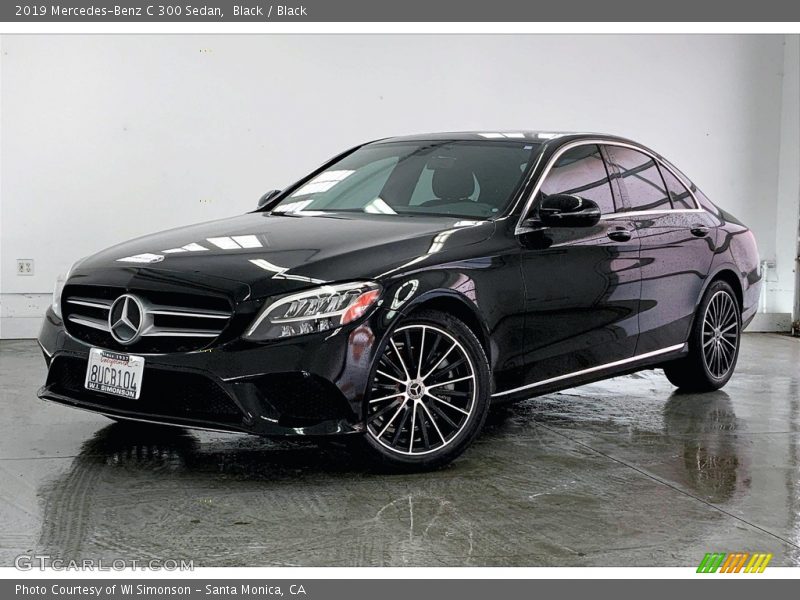 Black / Black 2019 Mercedes-Benz C 300 Sedan