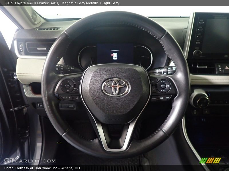 Magnetic Gray Metallic / Light Gray 2019 Toyota RAV4 Limited AWD