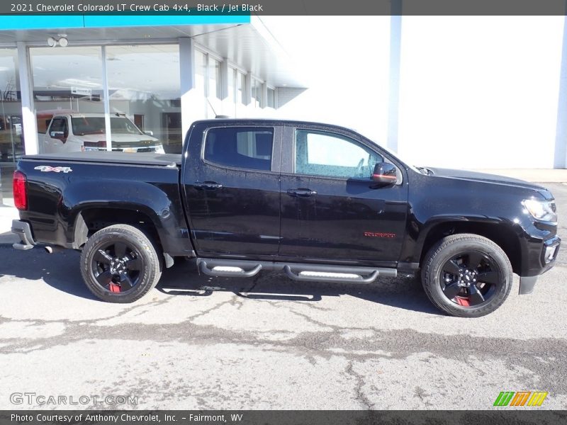Black / Jet Black 2021 Chevrolet Colorado LT Crew Cab 4x4