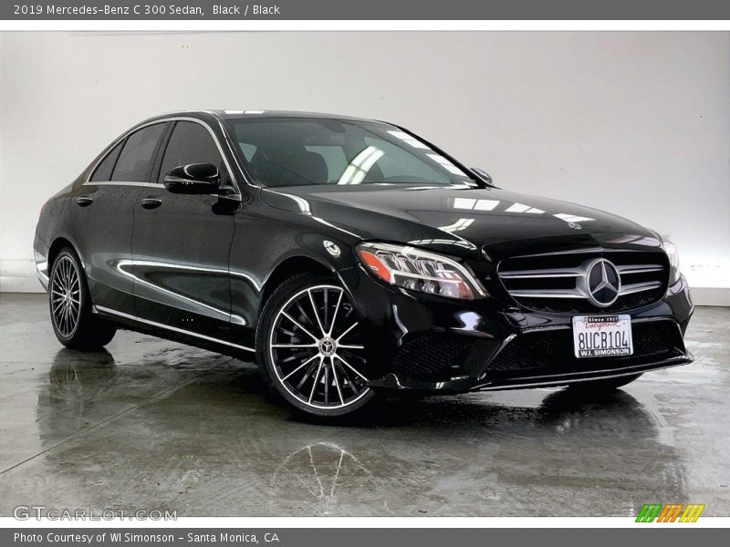 Black / Black 2019 Mercedes-Benz C 300 Sedan