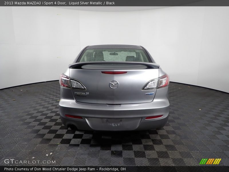 Liquid Silver Metallic / Black 2013 Mazda MAZDA3 i Sport 4 Door