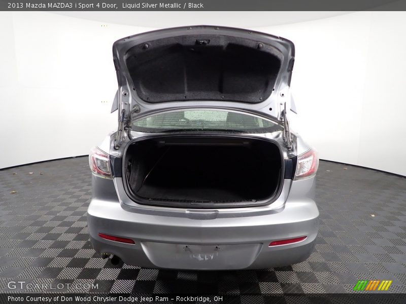 Liquid Silver Metallic / Black 2013 Mazda MAZDA3 i Sport 4 Door