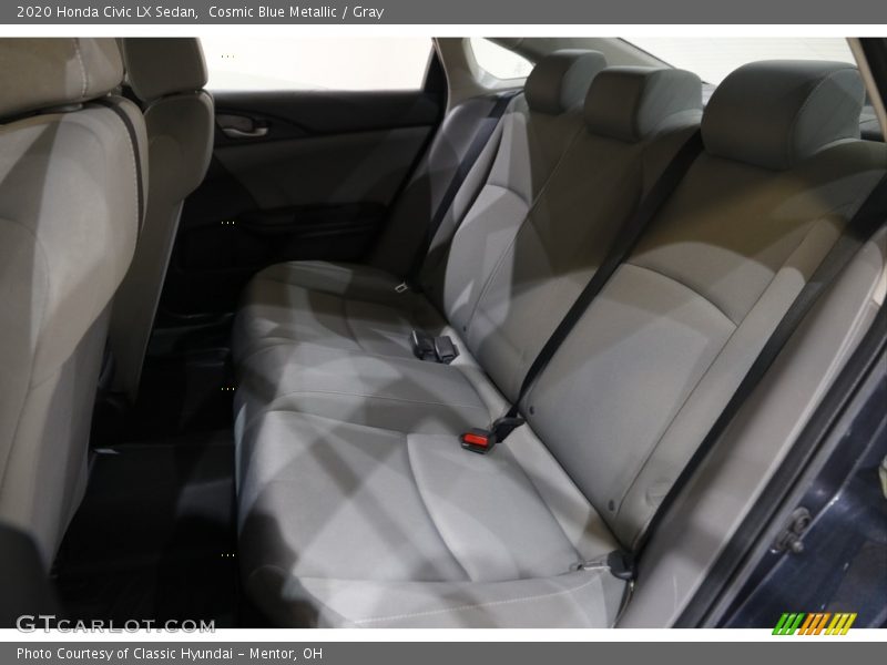 Cosmic Blue Metallic / Gray 2020 Honda Civic LX Sedan