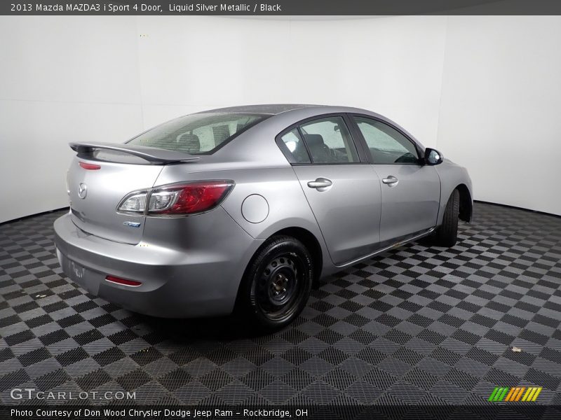 Liquid Silver Metallic / Black 2013 Mazda MAZDA3 i Sport 4 Door