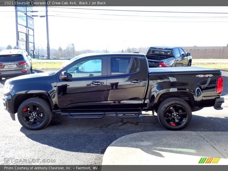 Black / Jet Black 2021 Chevrolet Colorado LT Crew Cab 4x4