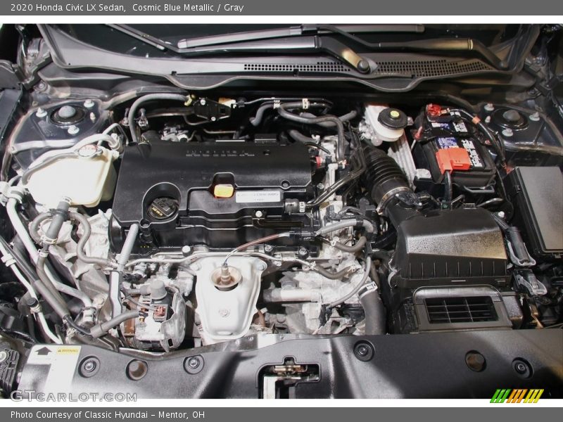 Cosmic Blue Metallic / Gray 2020 Honda Civic LX Sedan