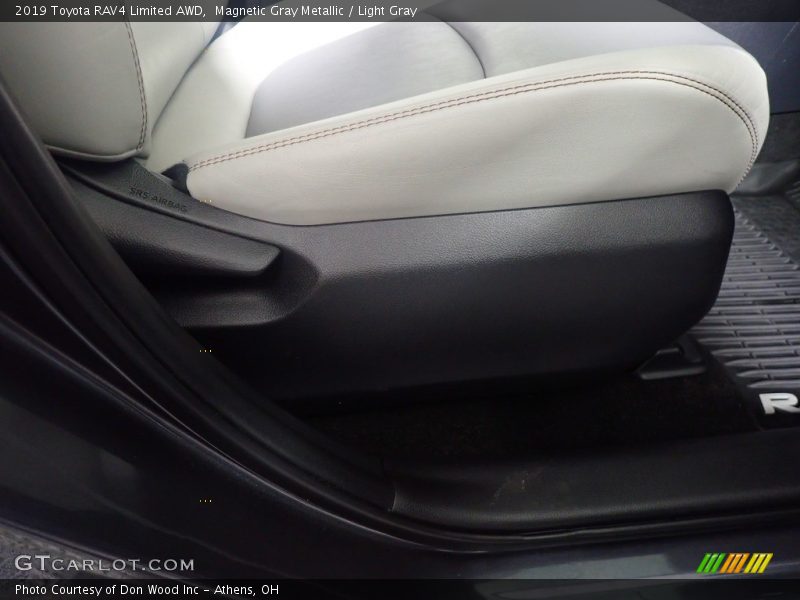Magnetic Gray Metallic / Light Gray 2019 Toyota RAV4 Limited AWD