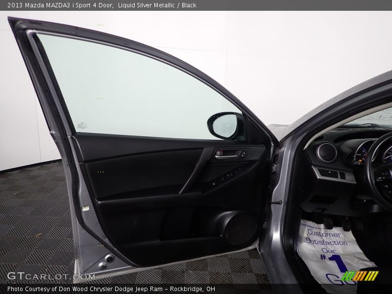Liquid Silver Metallic / Black 2013 Mazda MAZDA3 i Sport 4 Door