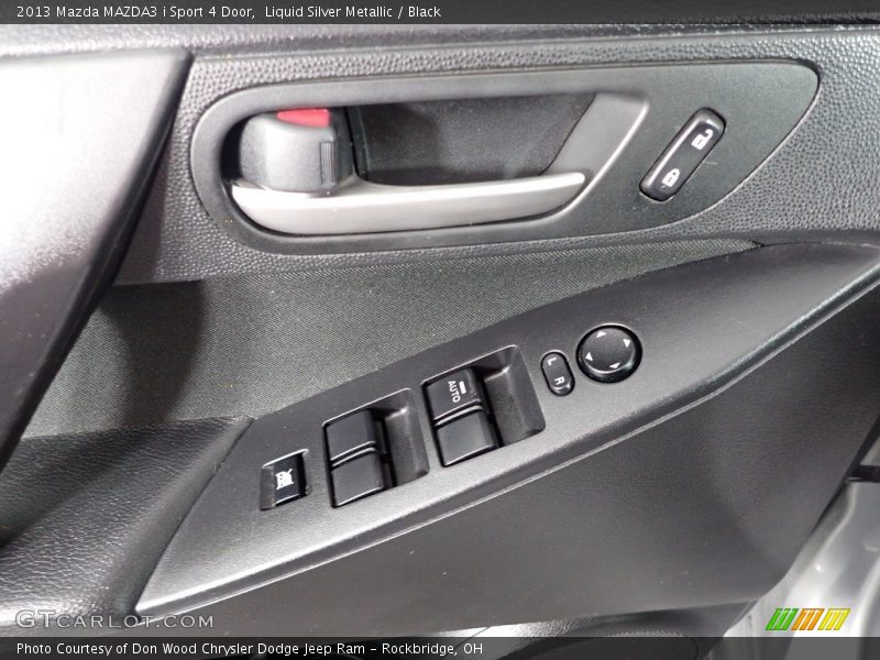 Liquid Silver Metallic / Black 2013 Mazda MAZDA3 i Sport 4 Door