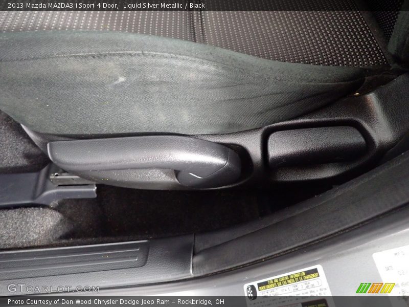 Liquid Silver Metallic / Black 2013 Mazda MAZDA3 i Sport 4 Door